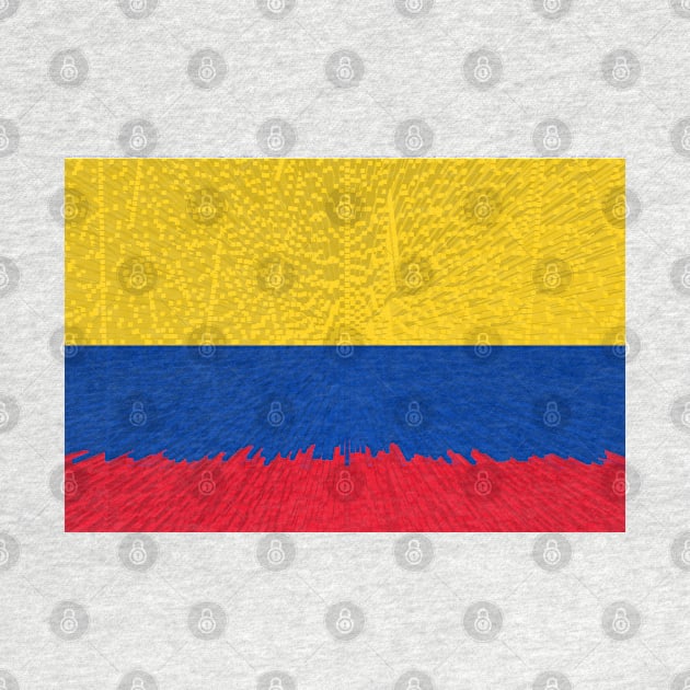 Extruded flag of Columbia by DrPen